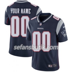 New England Patriots Tröjor Custom Navy - Herr